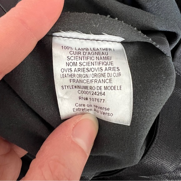 Alice + Olivia Lamb Leather Leggings Size 2 - Picture 5 of 6